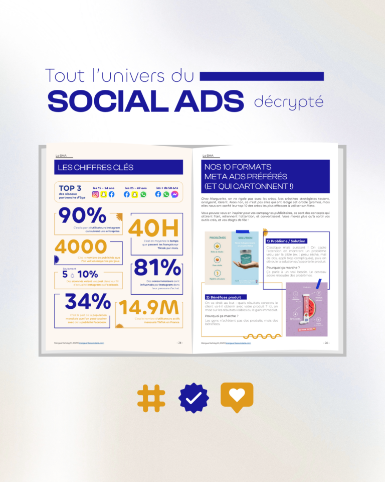 Visuels ads Magazine Marguerite